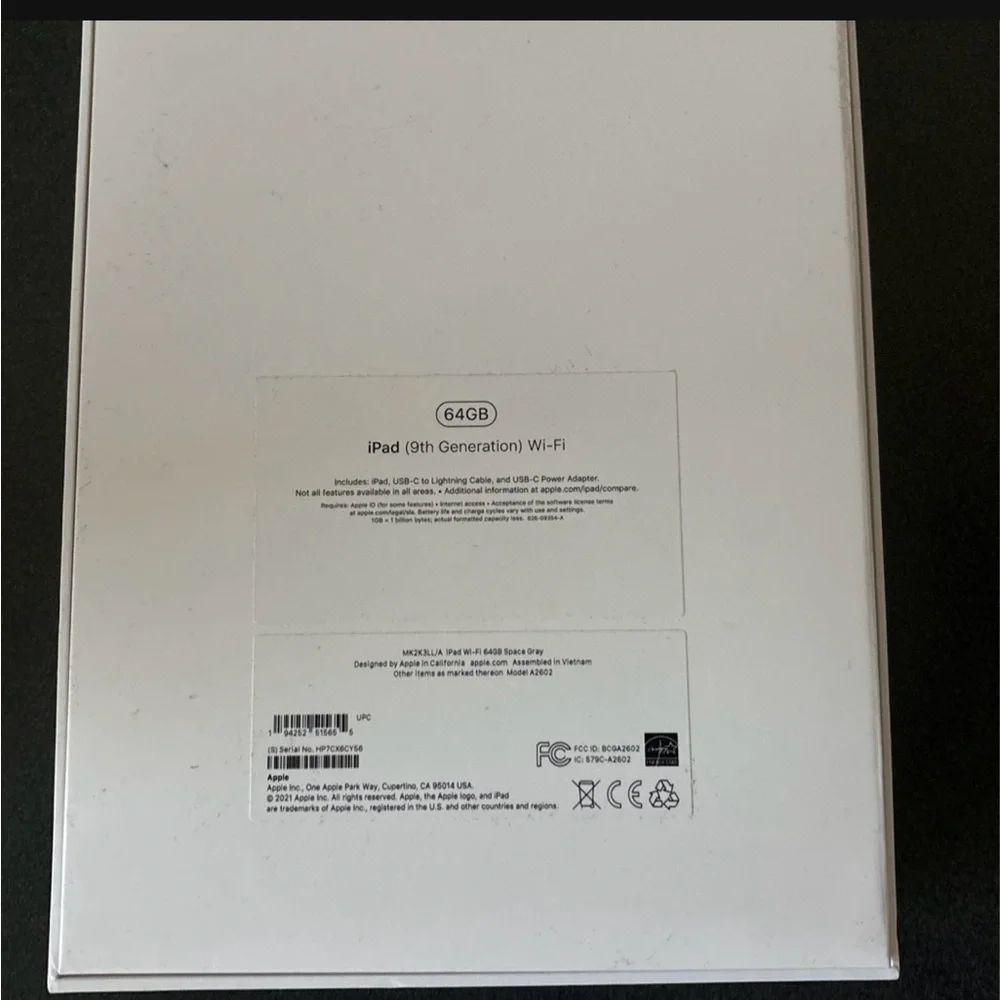 iPad 9th generation